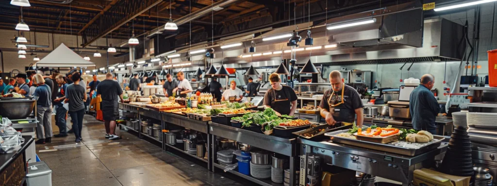 sweta-a bustling nebraska catering company showcasing its delectable dishes at a local farmers market.