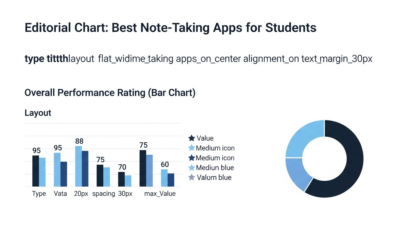 best note taking apps for students - chart 6 illustration
