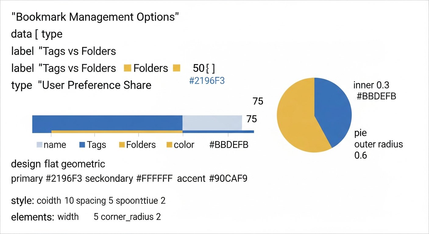 tags vs folders for bookmarks - chart 6 illustration