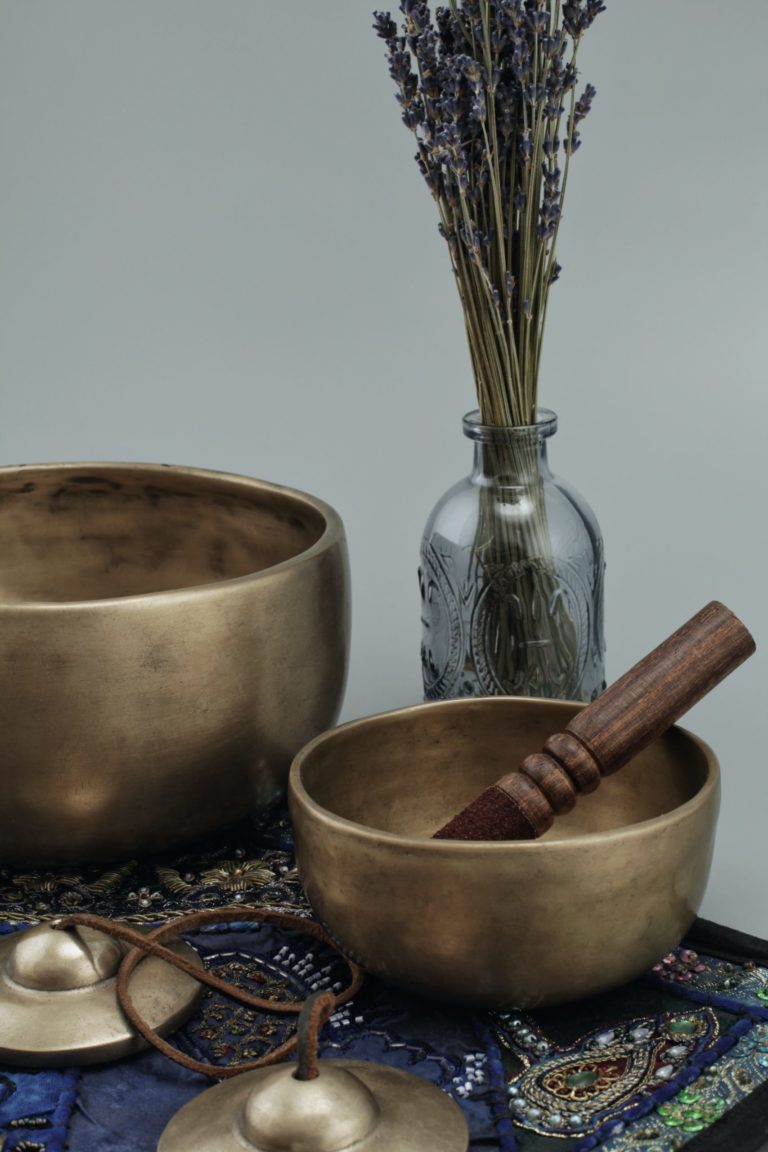 a vase with a plant in it