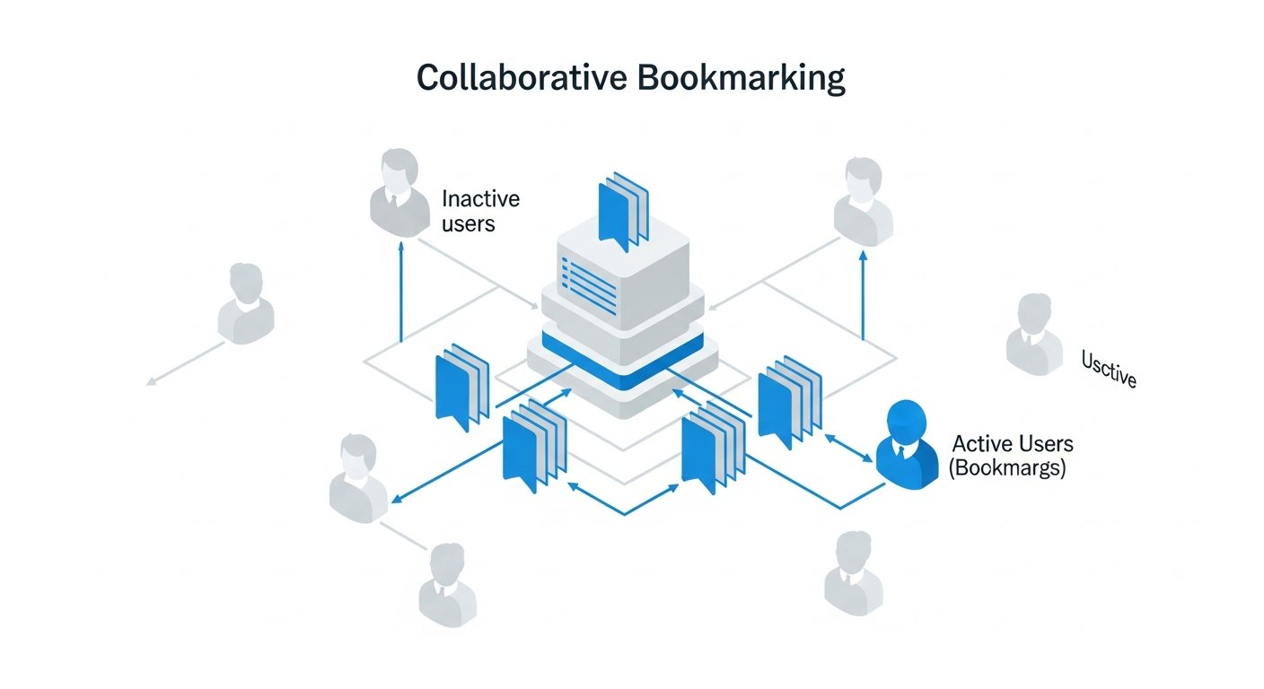 collaborative bookmarking - infographic 4 illustration