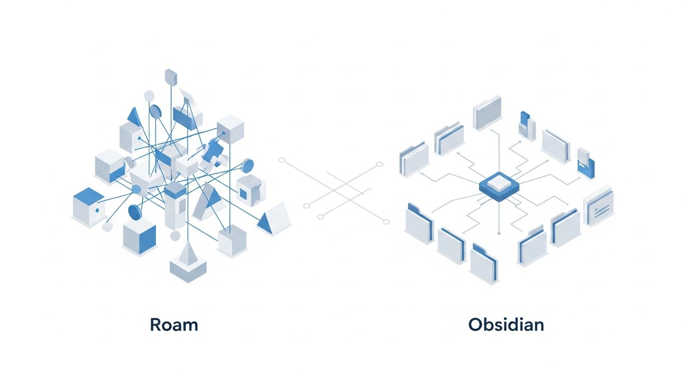 roam vs obsidian - infographic 4 illustration