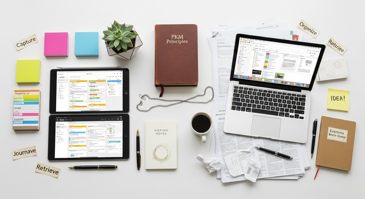 notion vs evernote pkm - photo 2 illustration