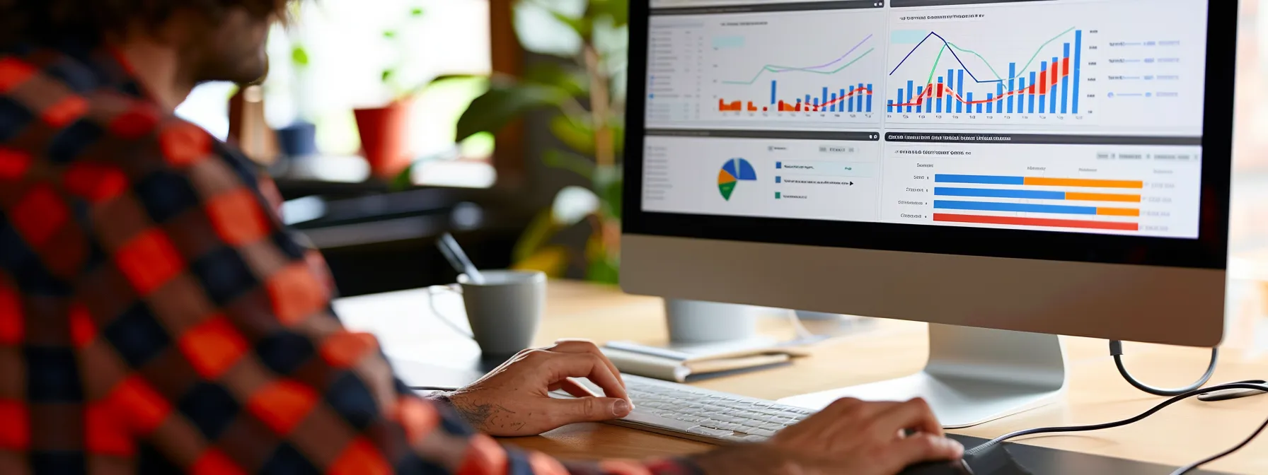 a person using various seo tools on a computer screen to boost on-page optimization efforts.
