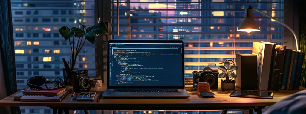 sweta--a modern coding workspace with a sleek laptop displaying lines of java and c++ code, surrounded by ai development books and machine learning resources.